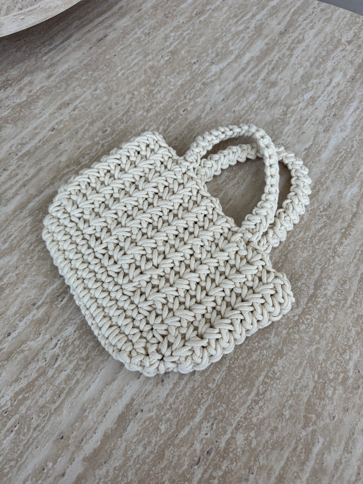 white beach bag