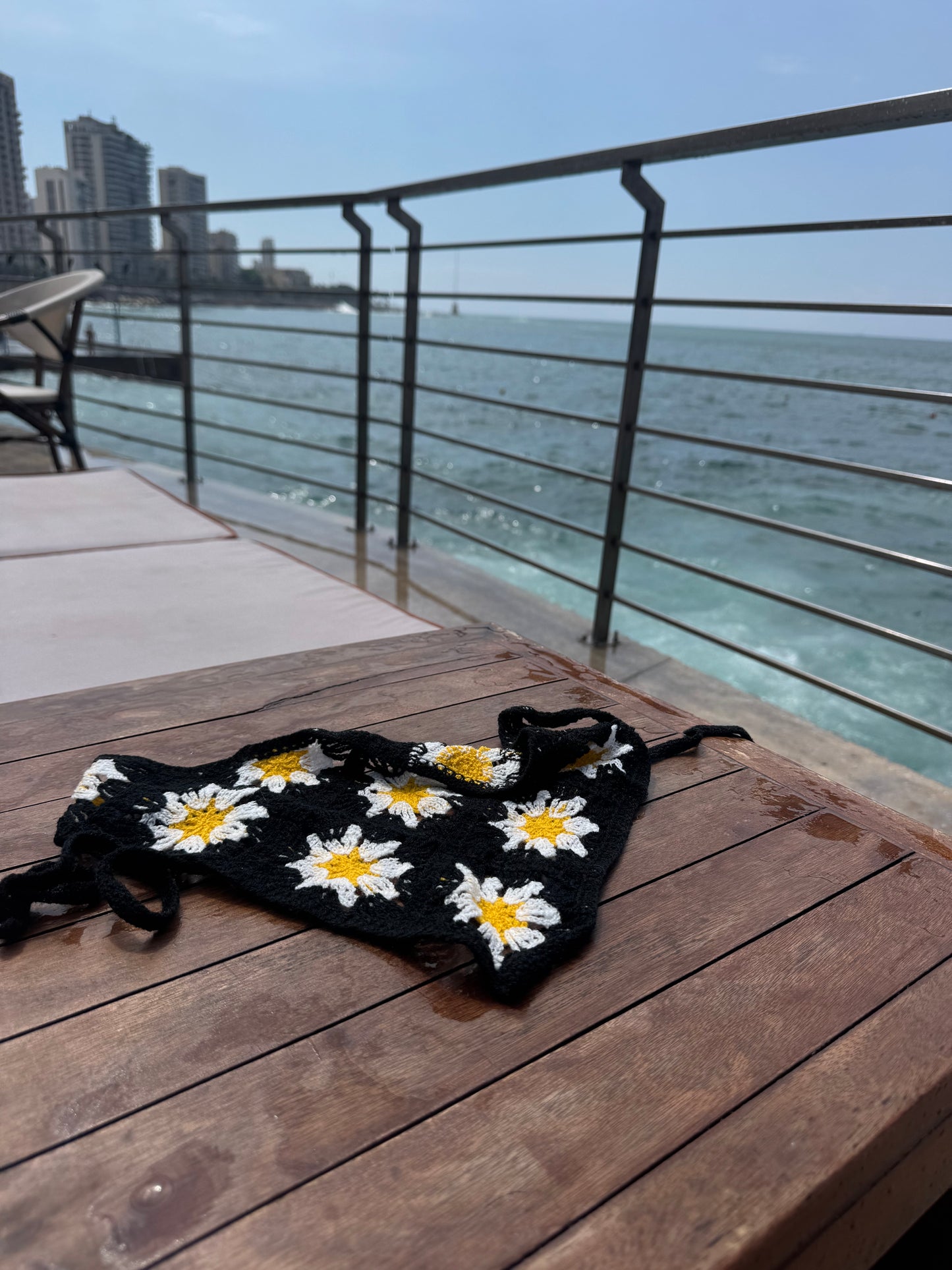 black sunflower bandana
