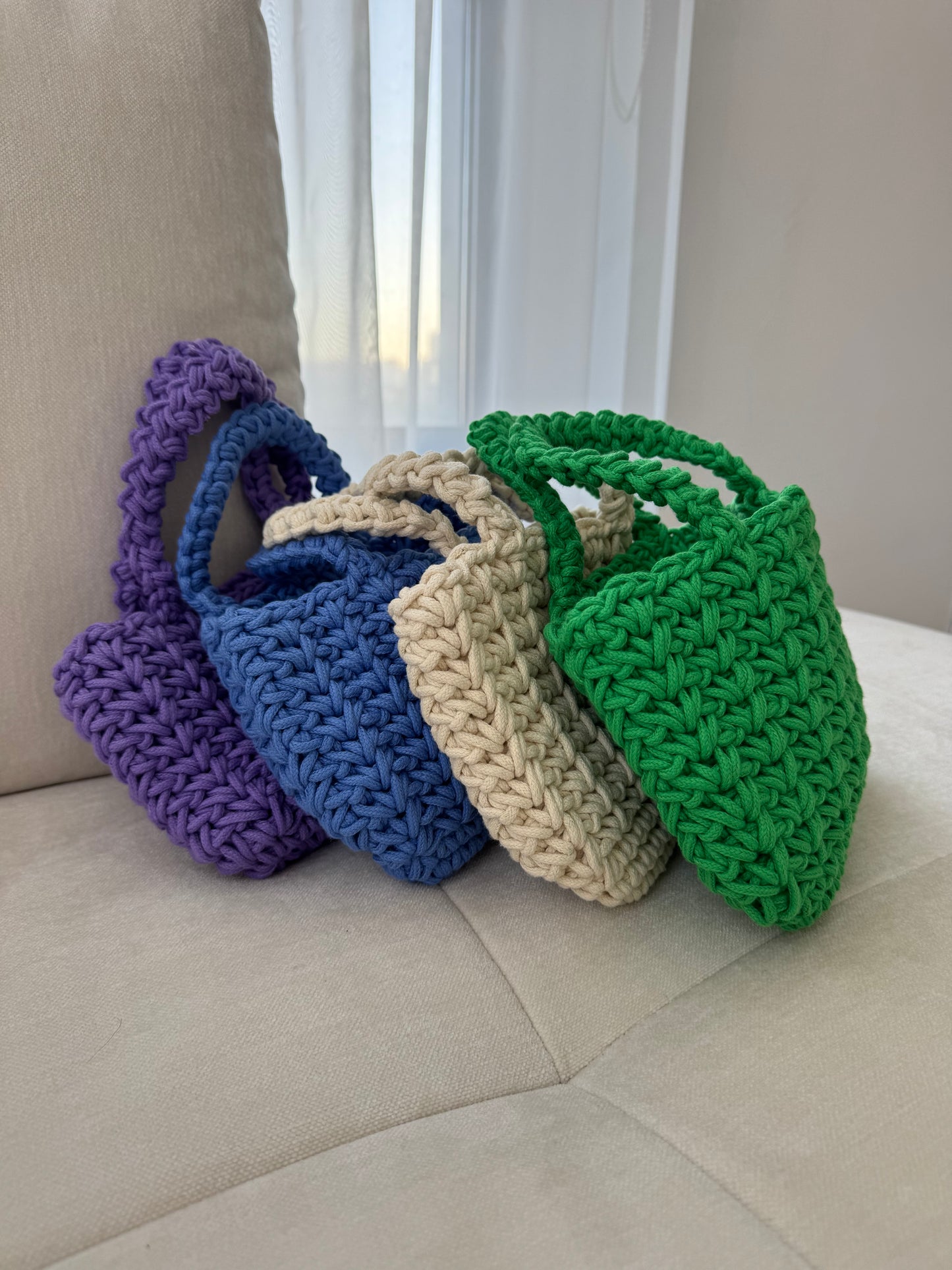white beach bag