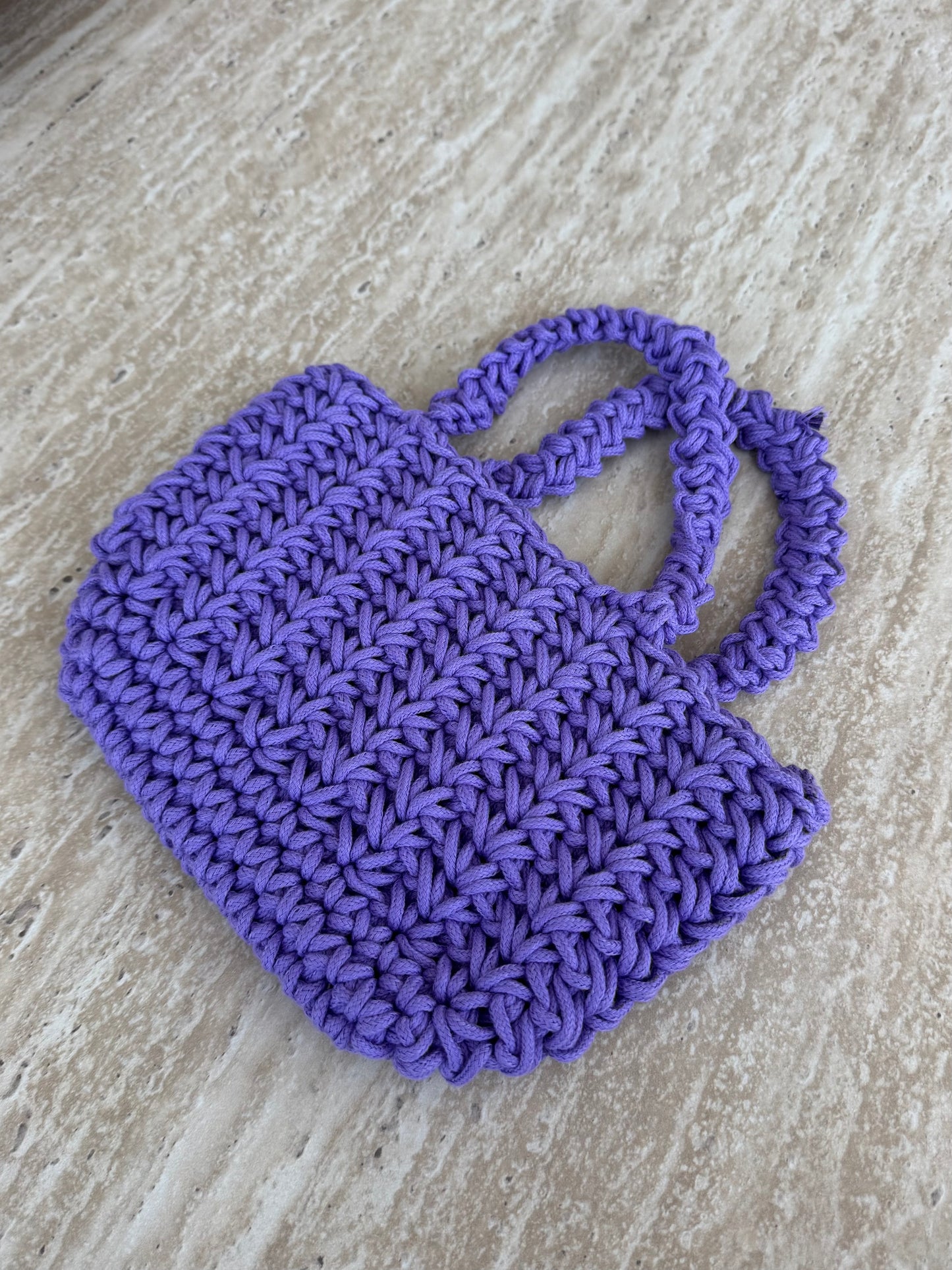 purple beach bag