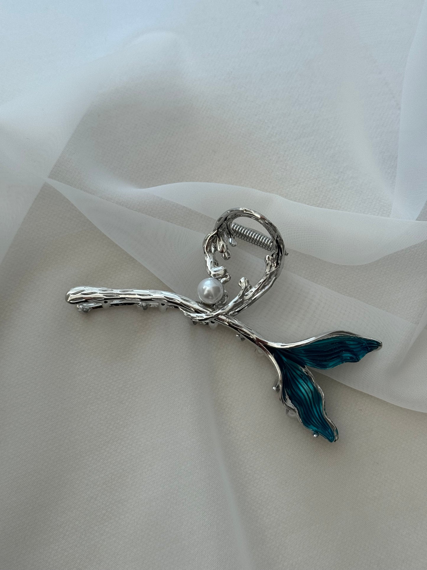 vintage mermaid hairclip