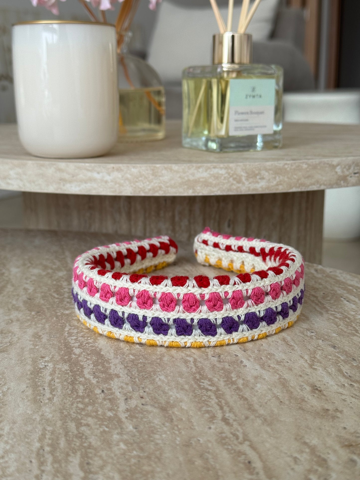 striped headband