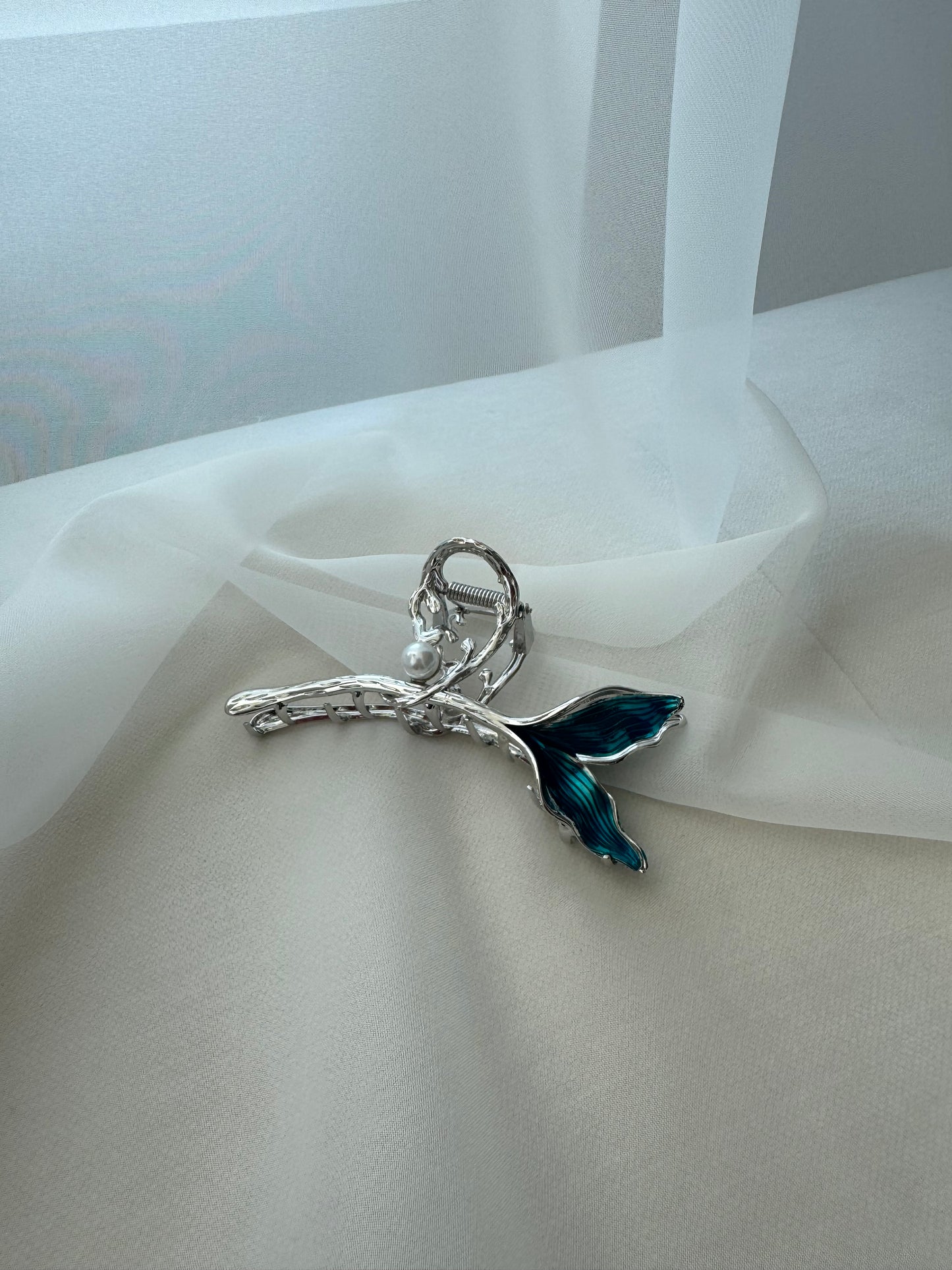 vintage mermaid hairclip