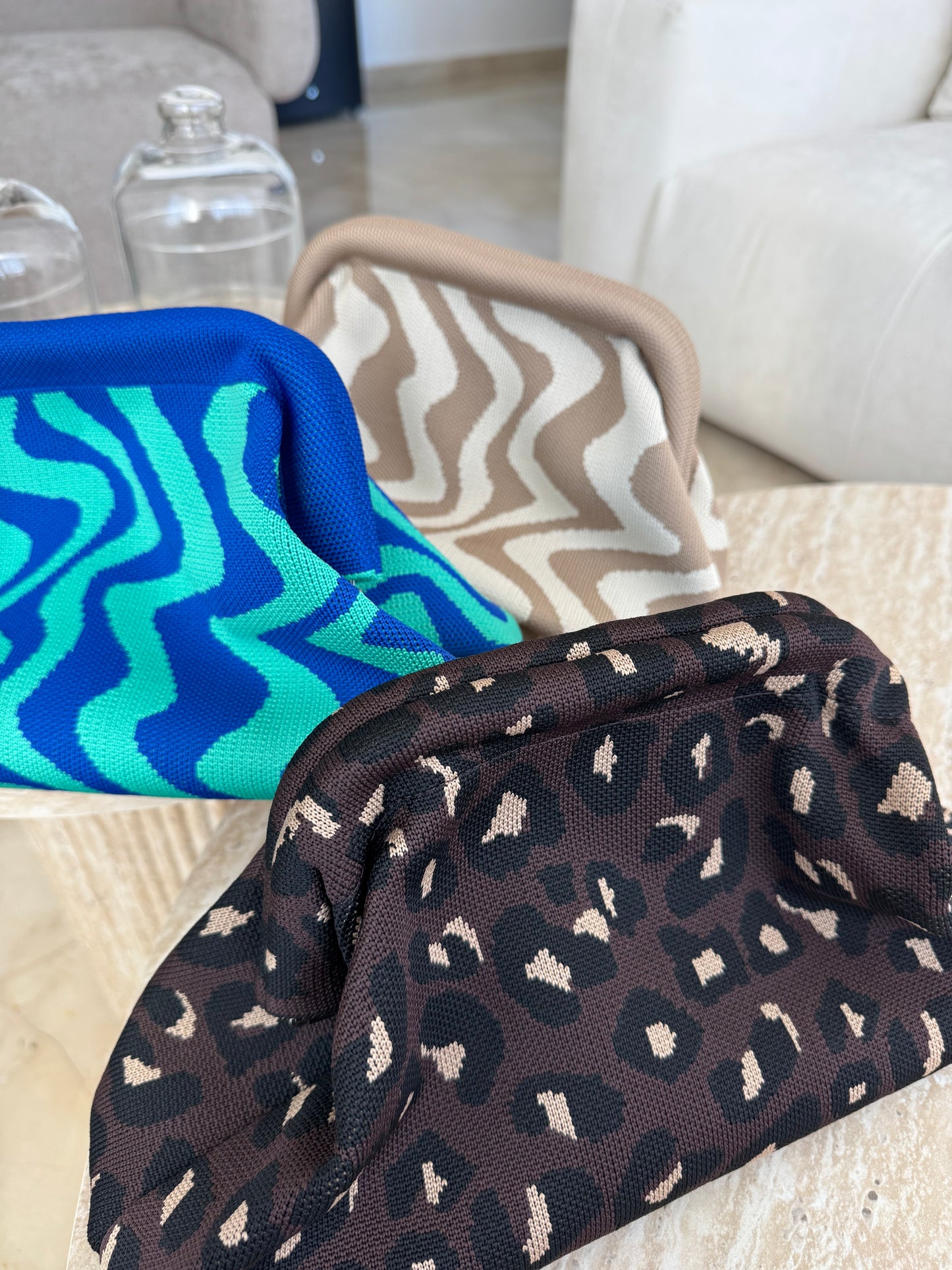 blue waves pouch