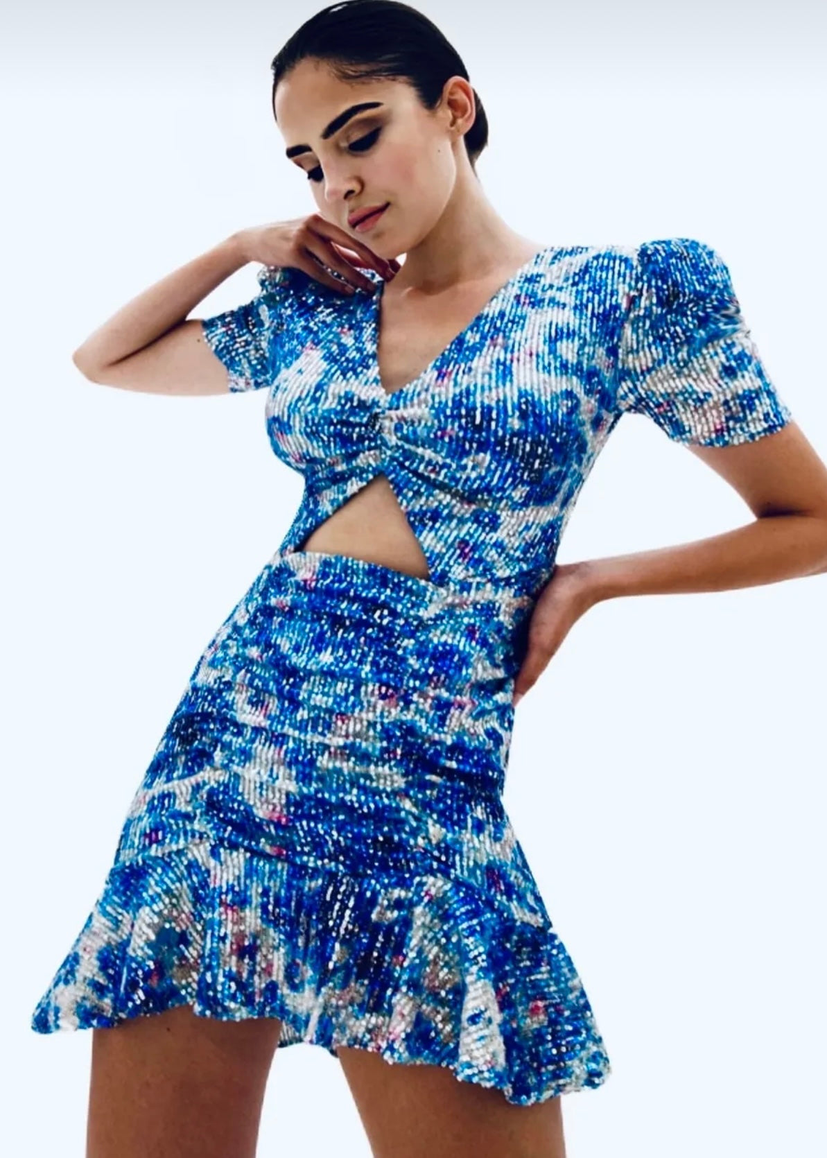 Blue mermaid dress