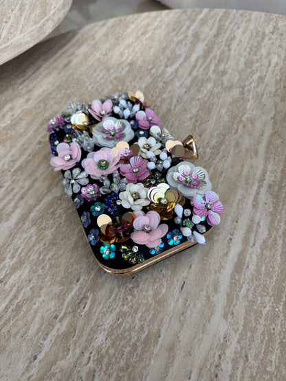 floral clutch