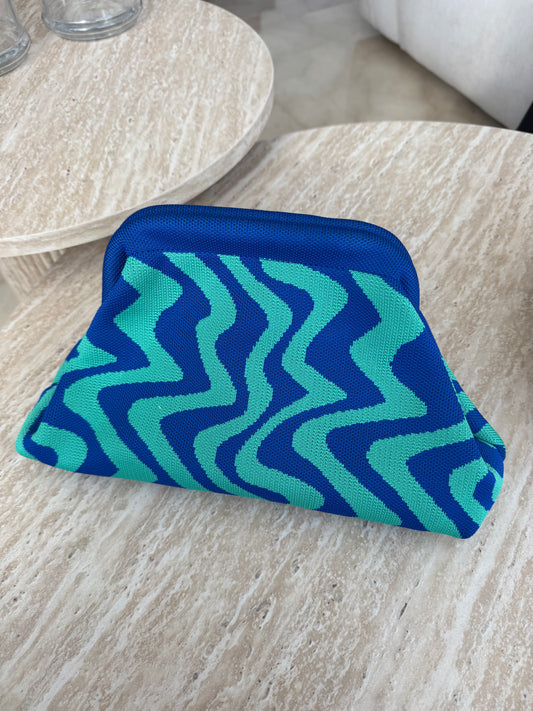 blue waves pouch