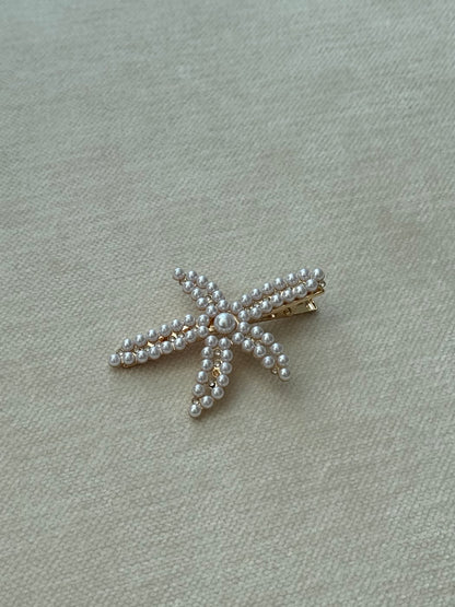 pearl starfish clip