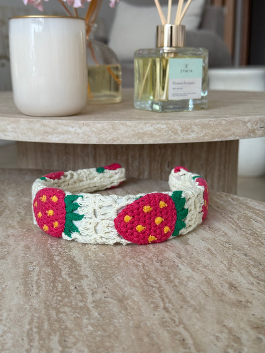 strawberry headband