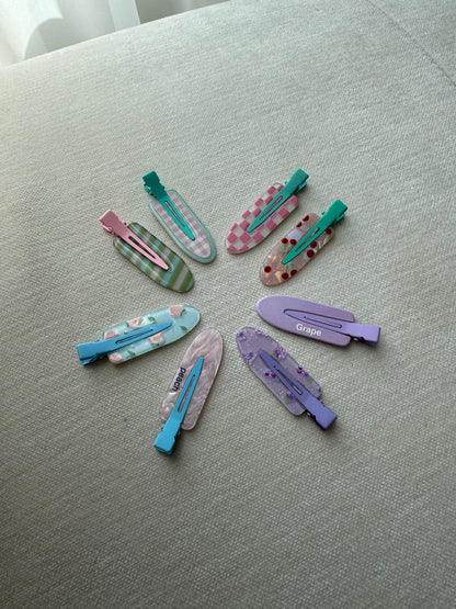 fruit hair clips bundle