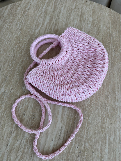 pink beach bag