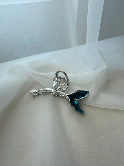 vintage mermaid hairclip