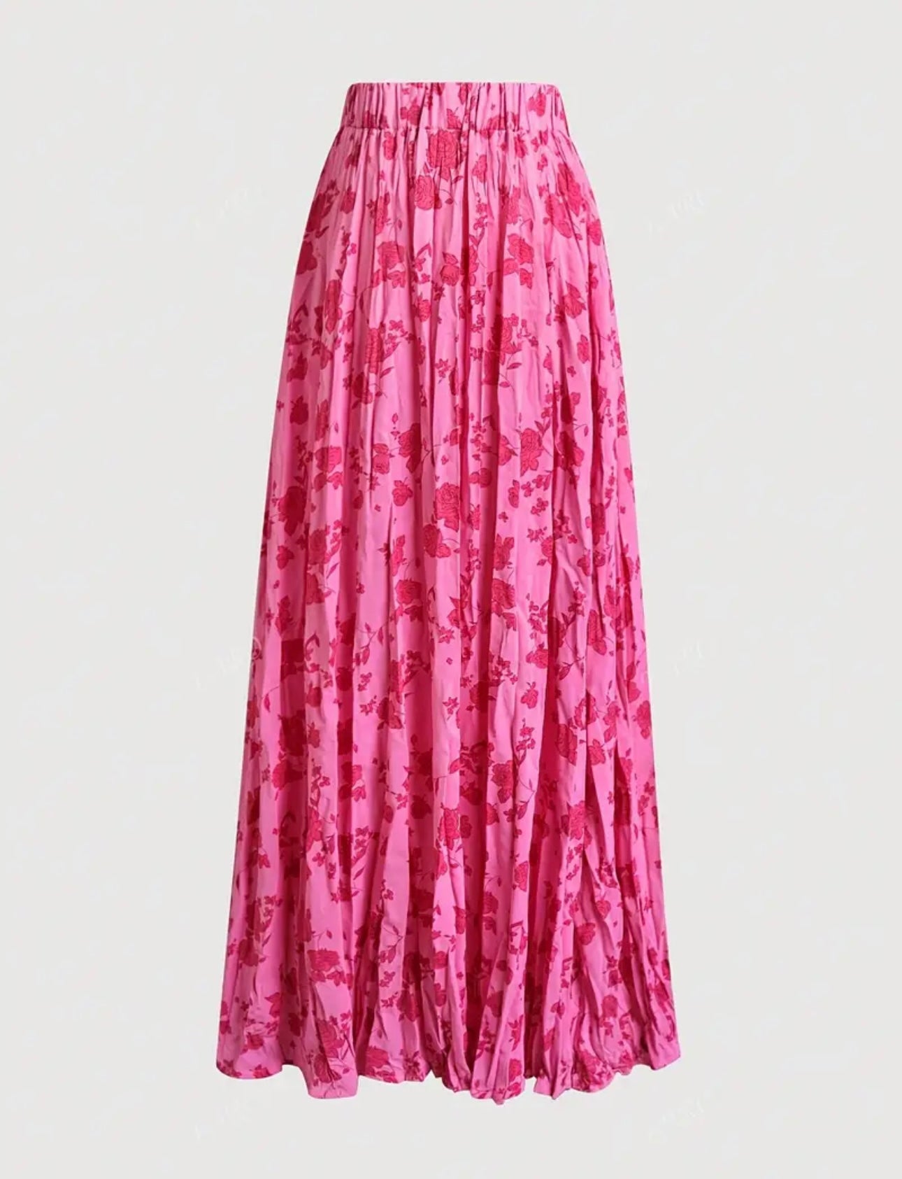 floral maxi skirt