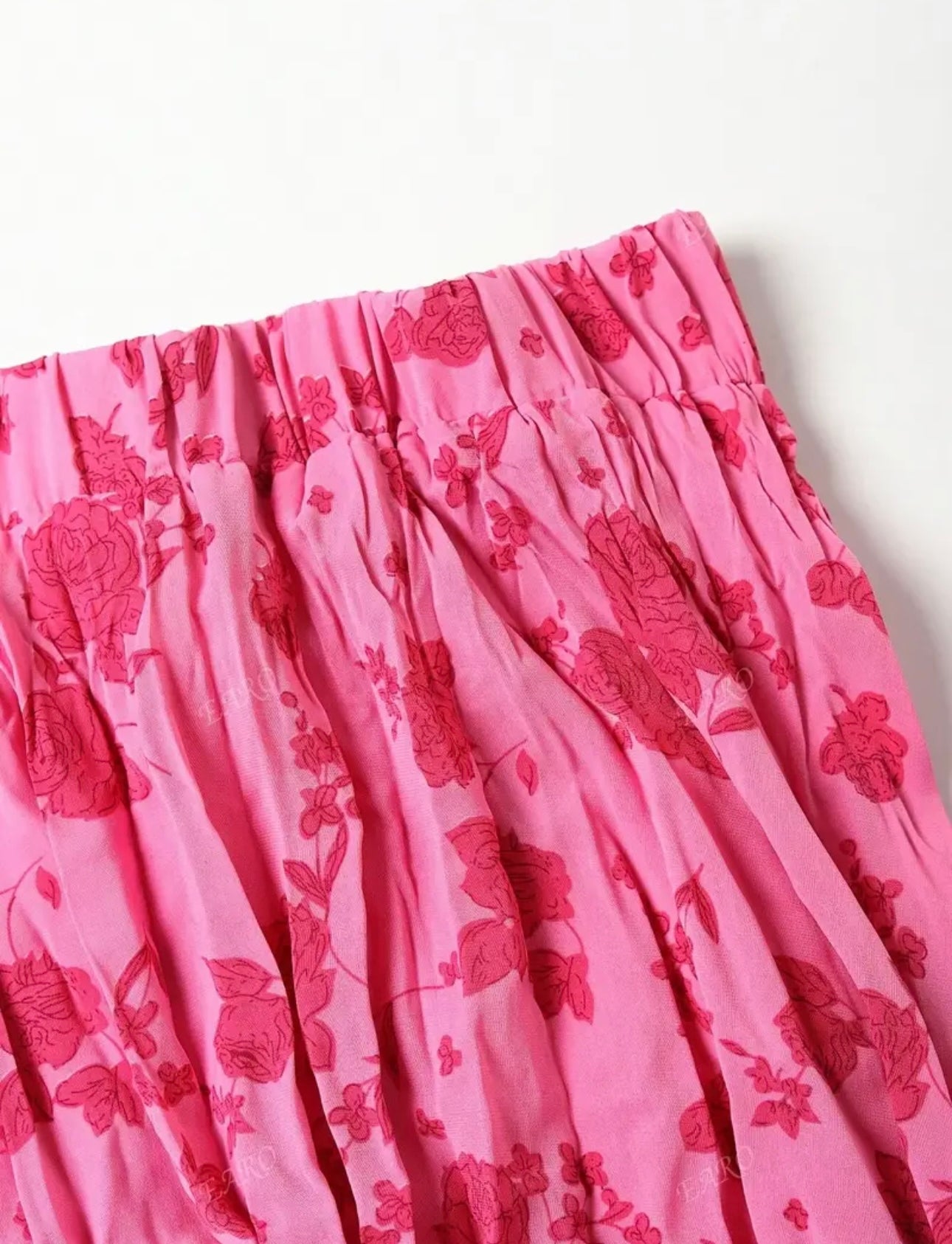 floral maxi skirt